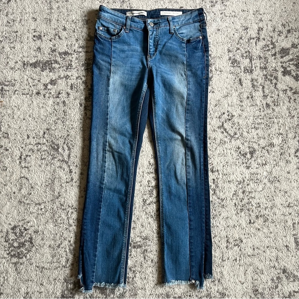 Anthropologie Pilcro & The Letterpress Parallel Raw Edge jeans - Picture 2 of 4
